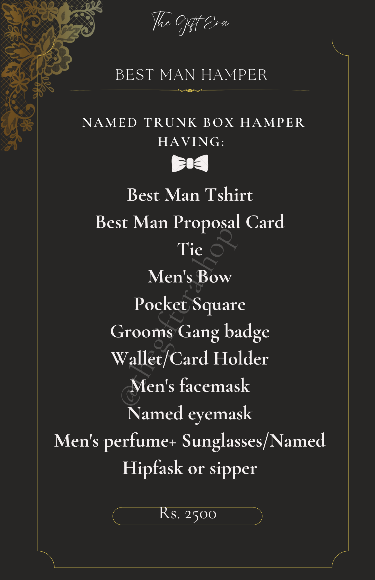 Best Man Hamper