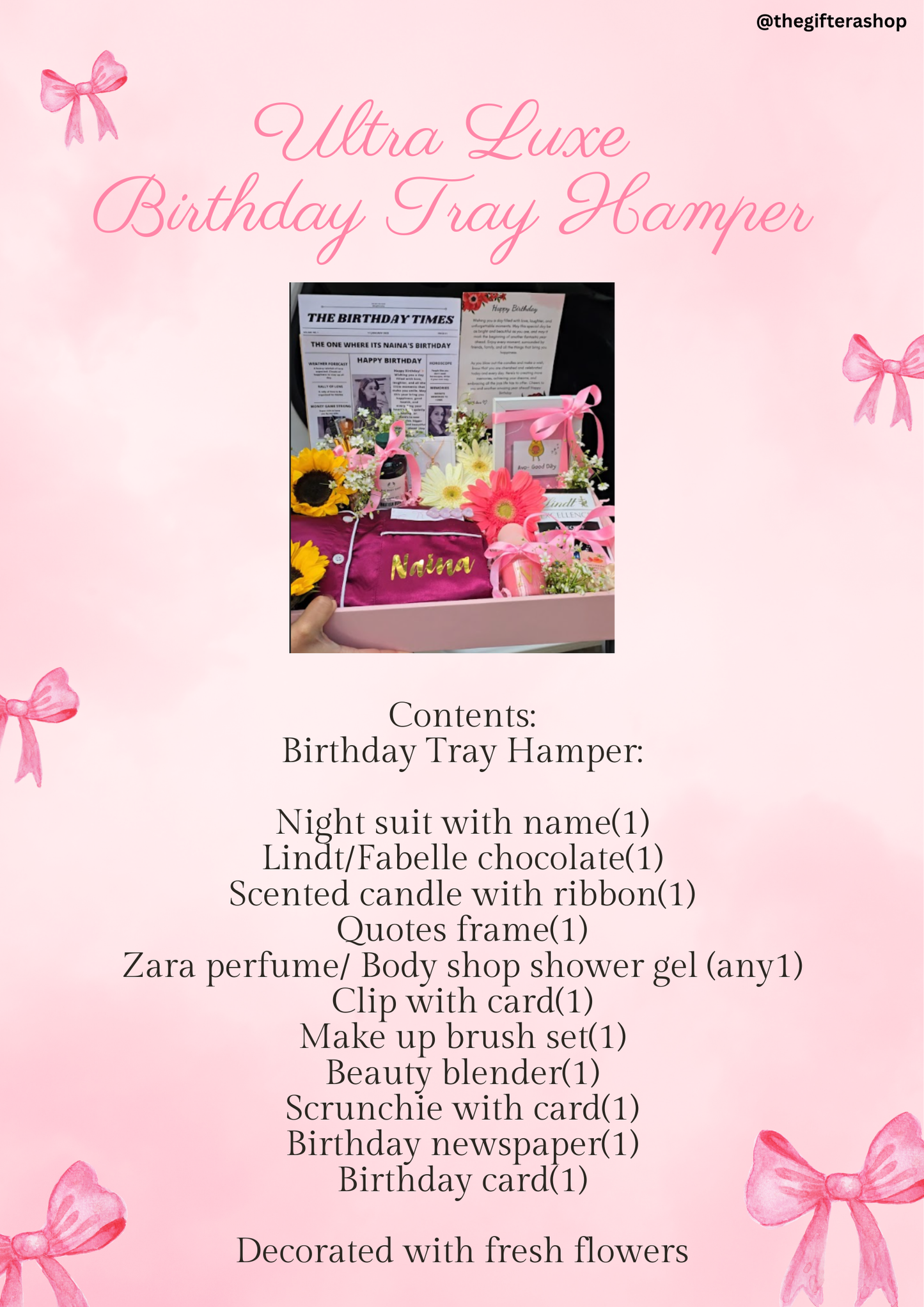 Ultra Luxe Tray Birthday Hamper