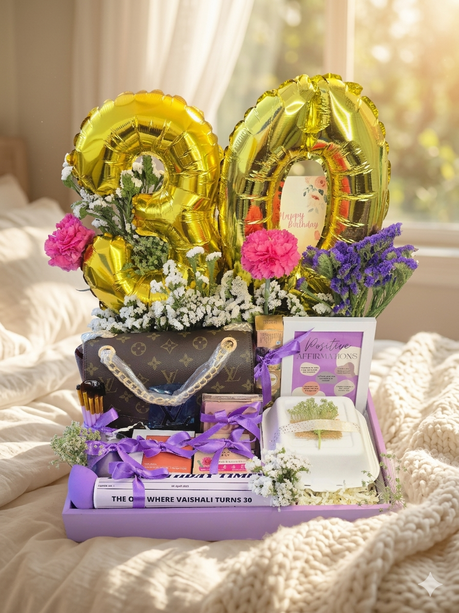 Élan Birthday Tray Hamper