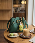 Matcha Crochet Bag Charm