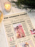 The Love Gazette Wedding Newspaper