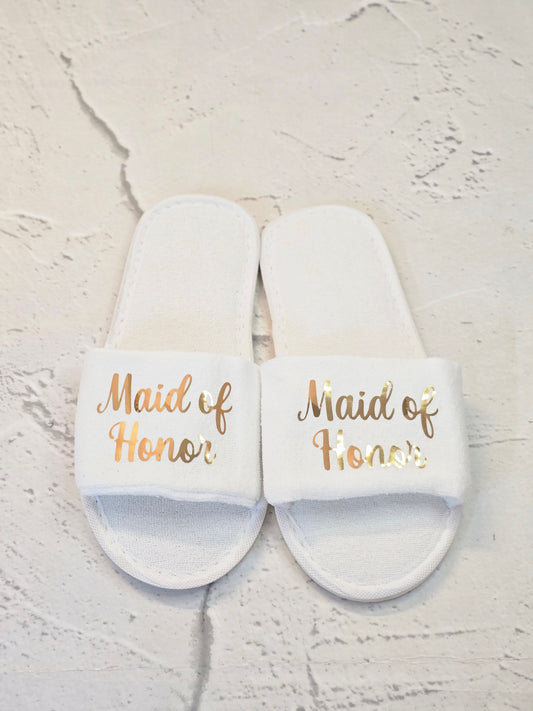 Maid Of Honor Slippers