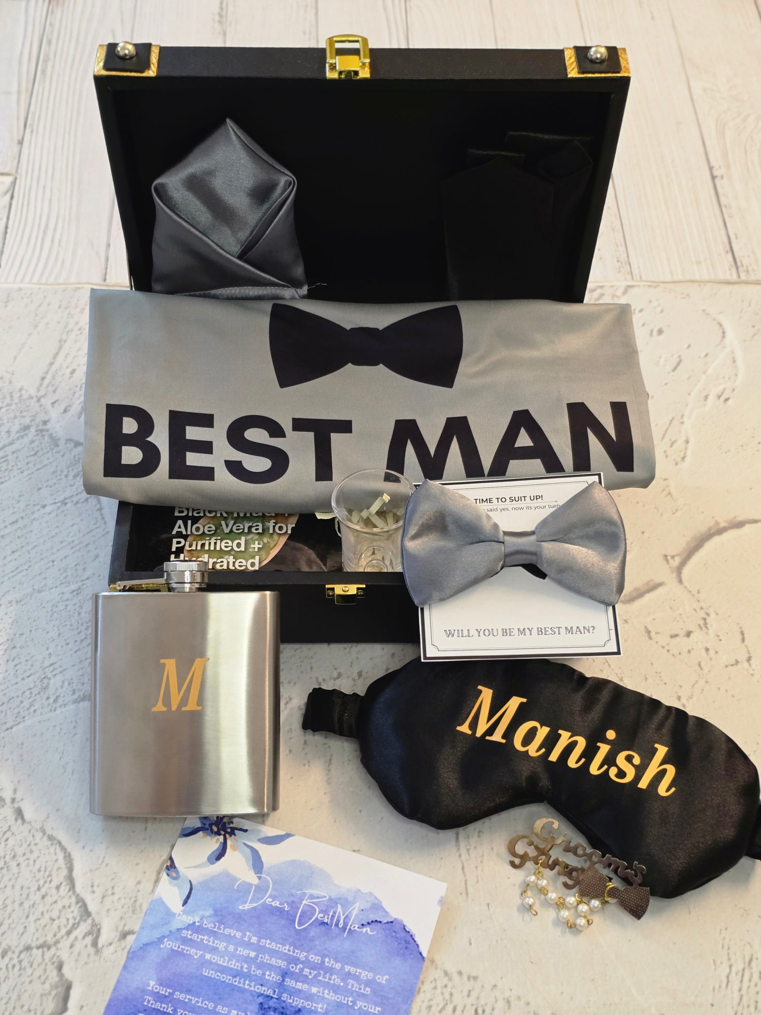 Luxury Best Man Proposal Gift Set