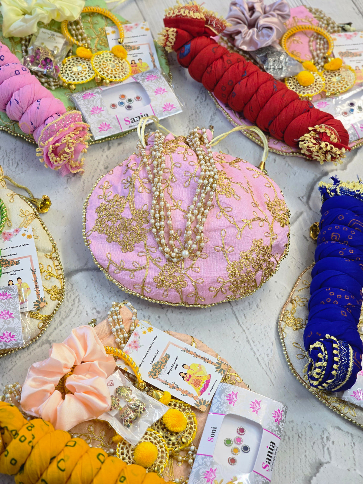 Shringaar: Haldi & Mehndi Potli Favors