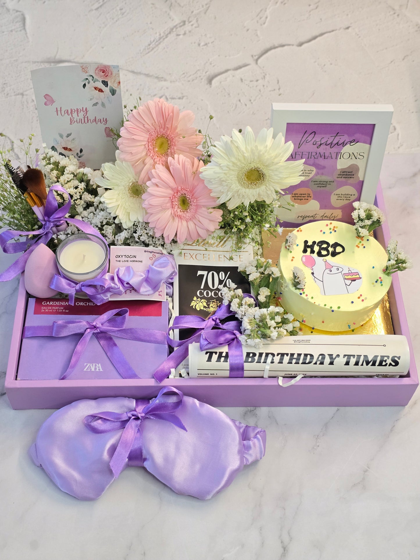 Luxe Birthday Tray hamper