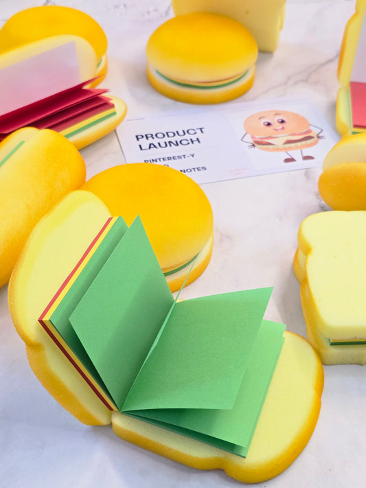 Burger, Sandwich & Hot Dog Notepad