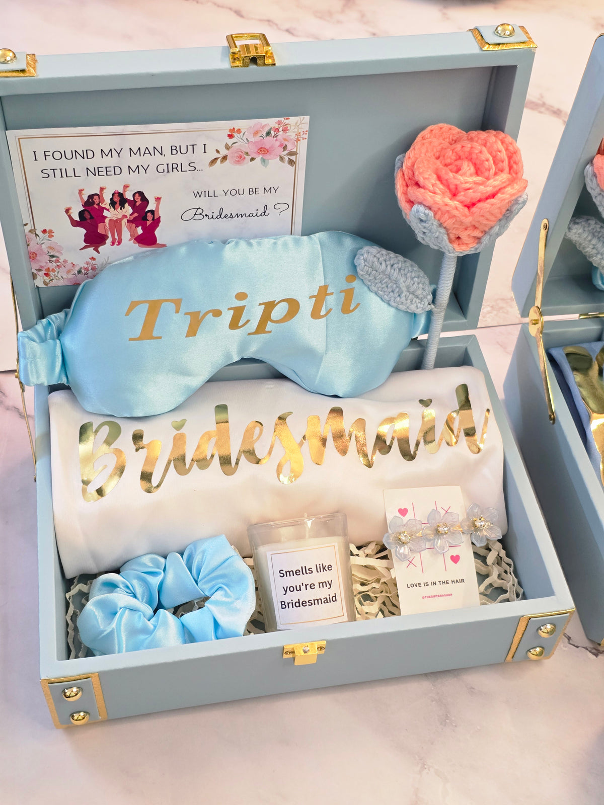 Cinderella’s Charm: Luxury Bridesmaid Gift Box