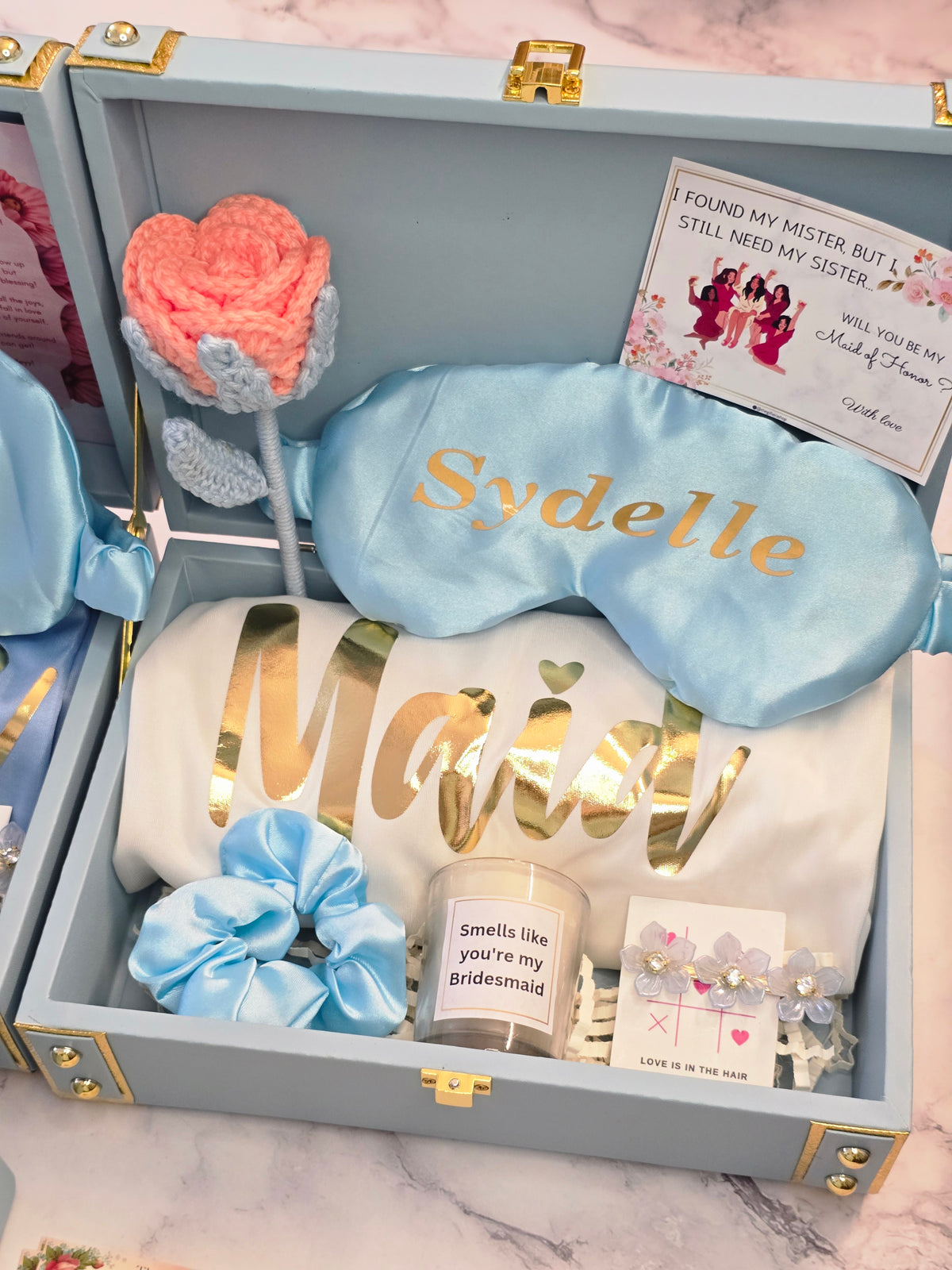 Cinderella’s Charm: Luxury Bridesmaid Gift Box