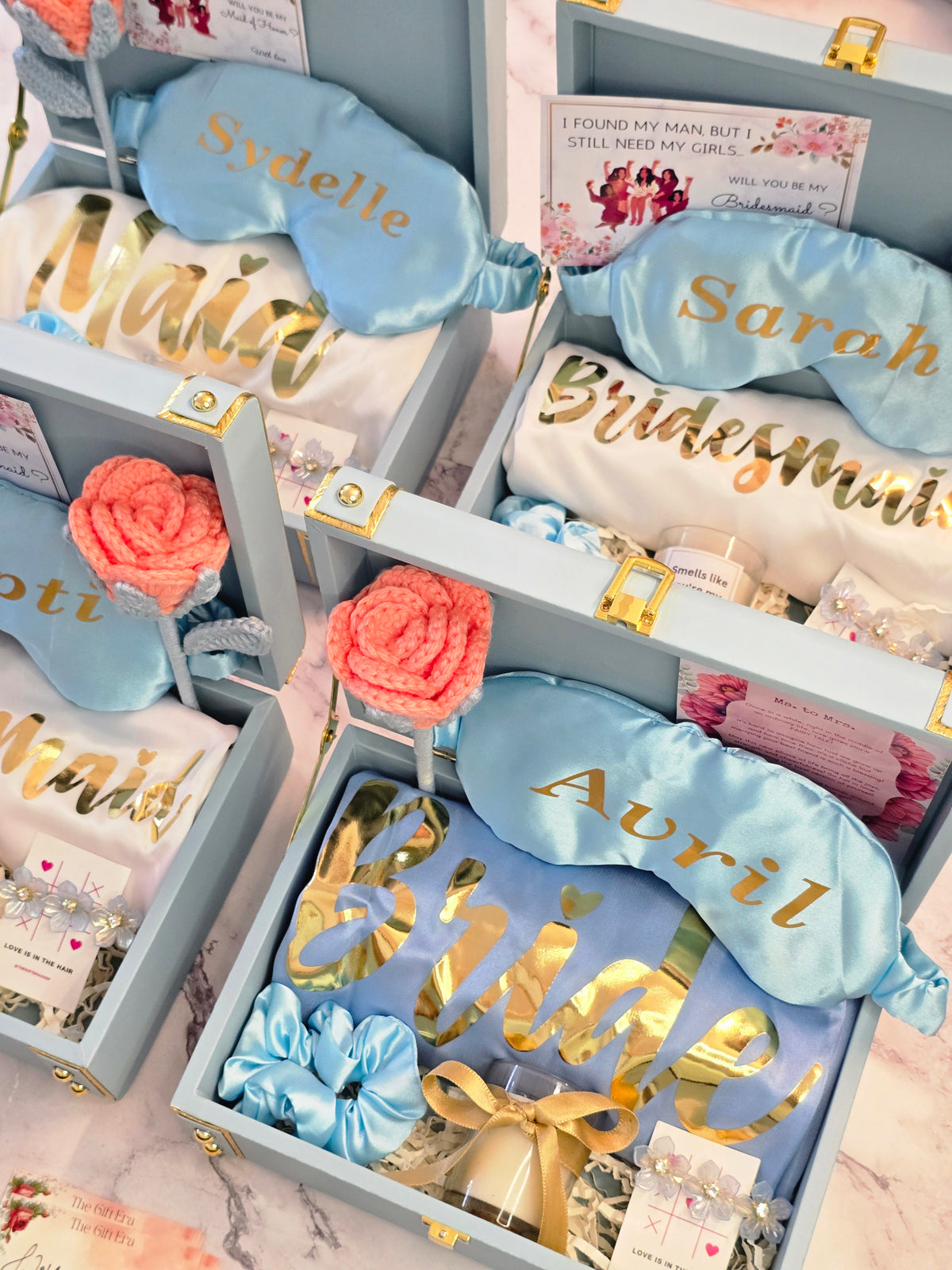 Cinderella’s Charm: Luxury Bridesmaid Gift Box