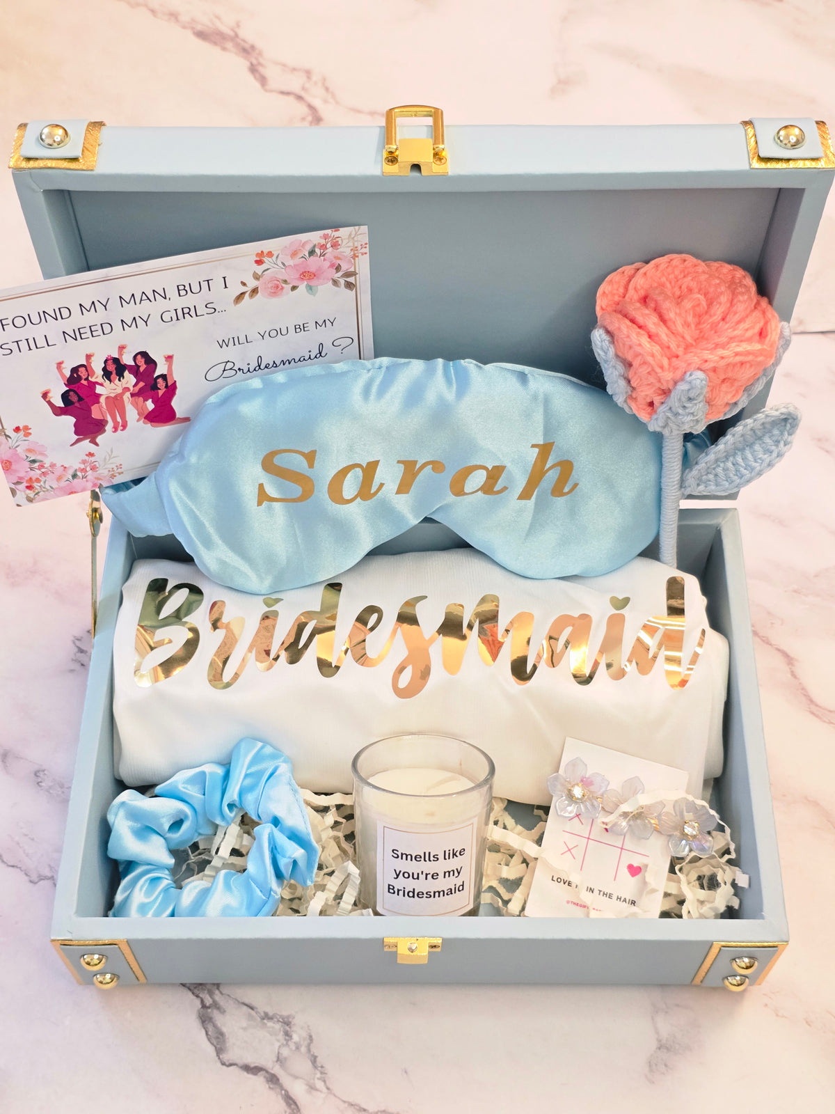Cinderella’s Charm: Luxury Bridesmaid Gift Box