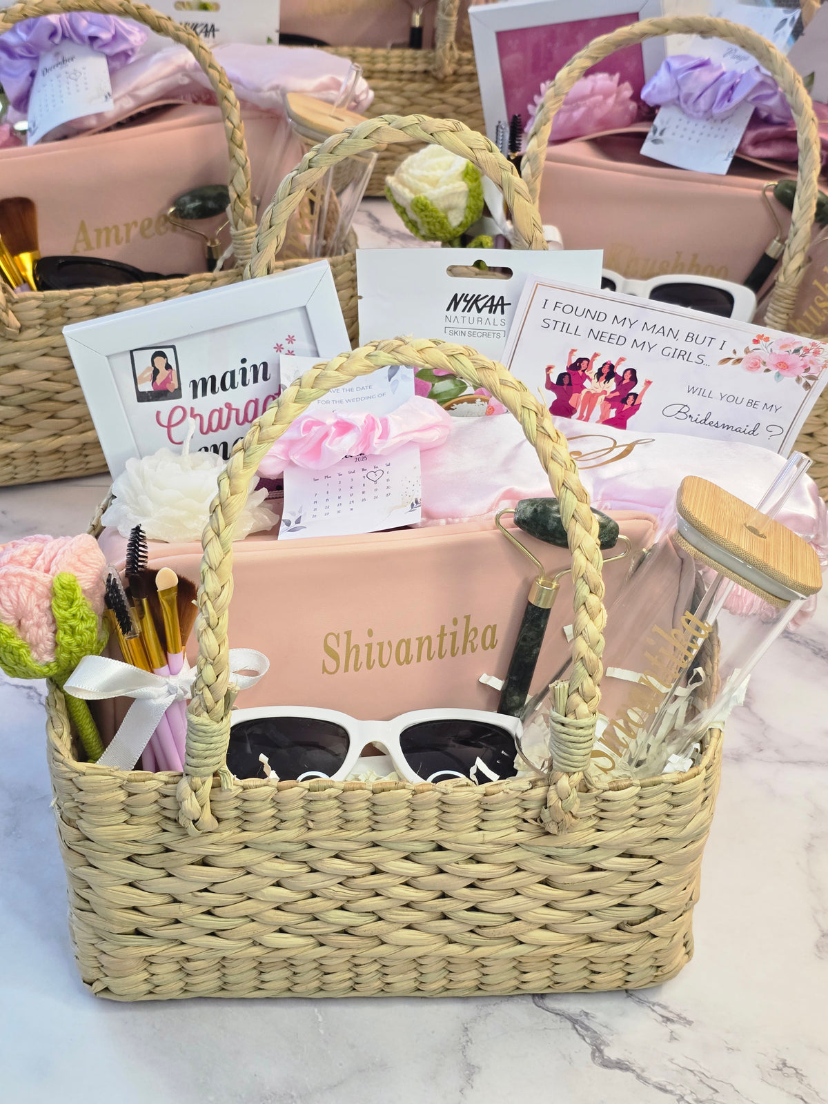 La Fleur Luxury Bridesmaid Basket