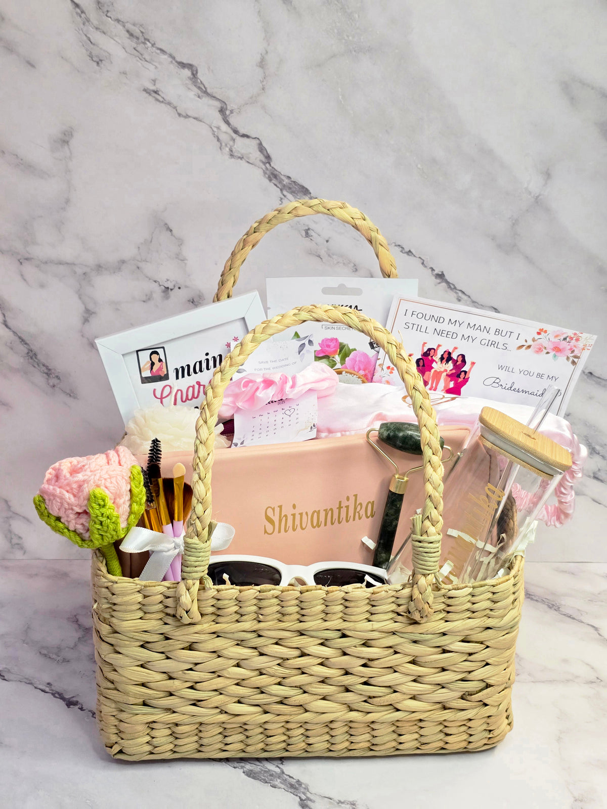 La Fleur Luxury Bridesmaid Basket