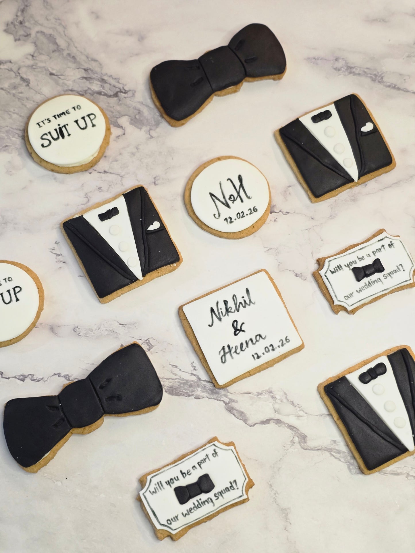 Groom Squad Cookies