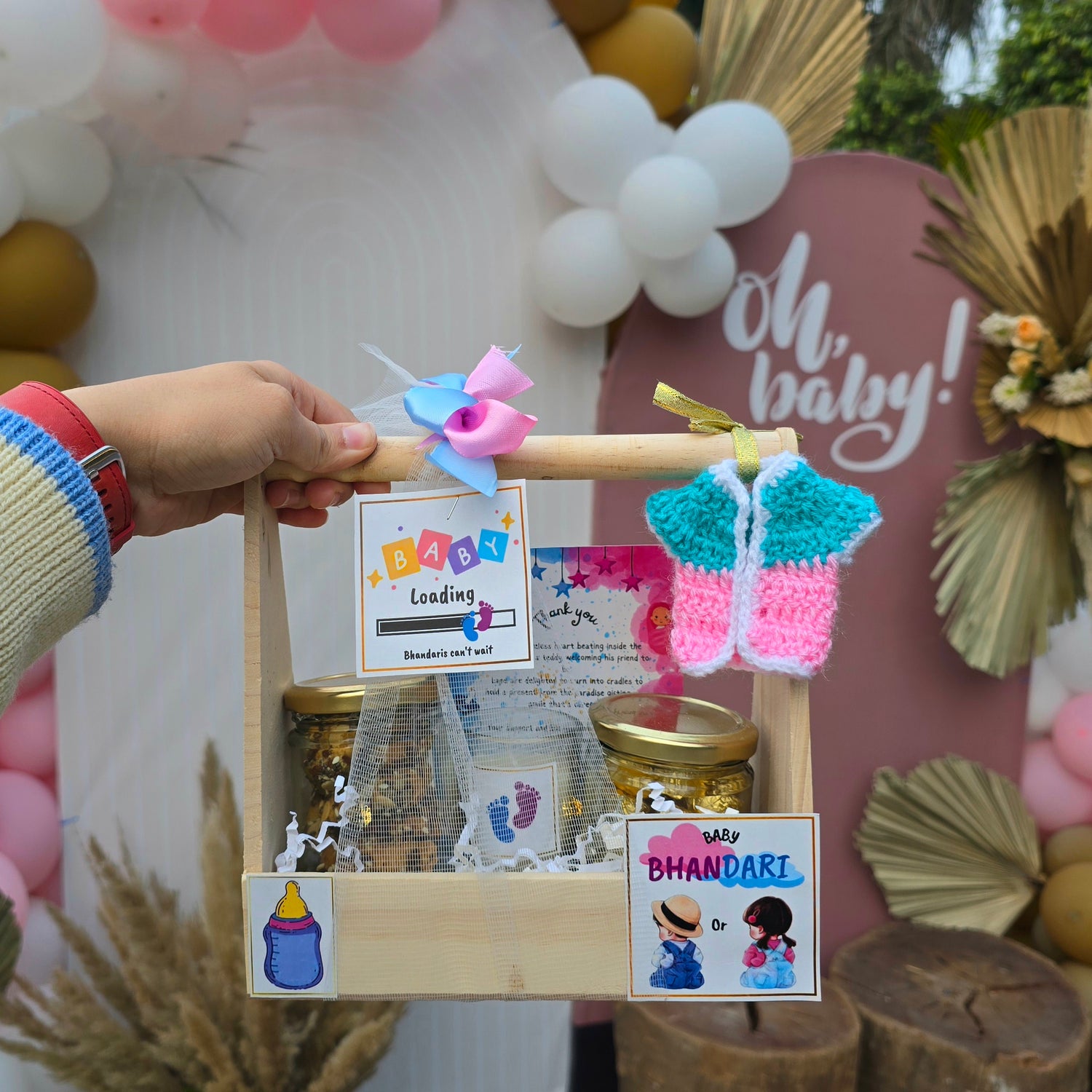 Baby Shower Cart Hampers