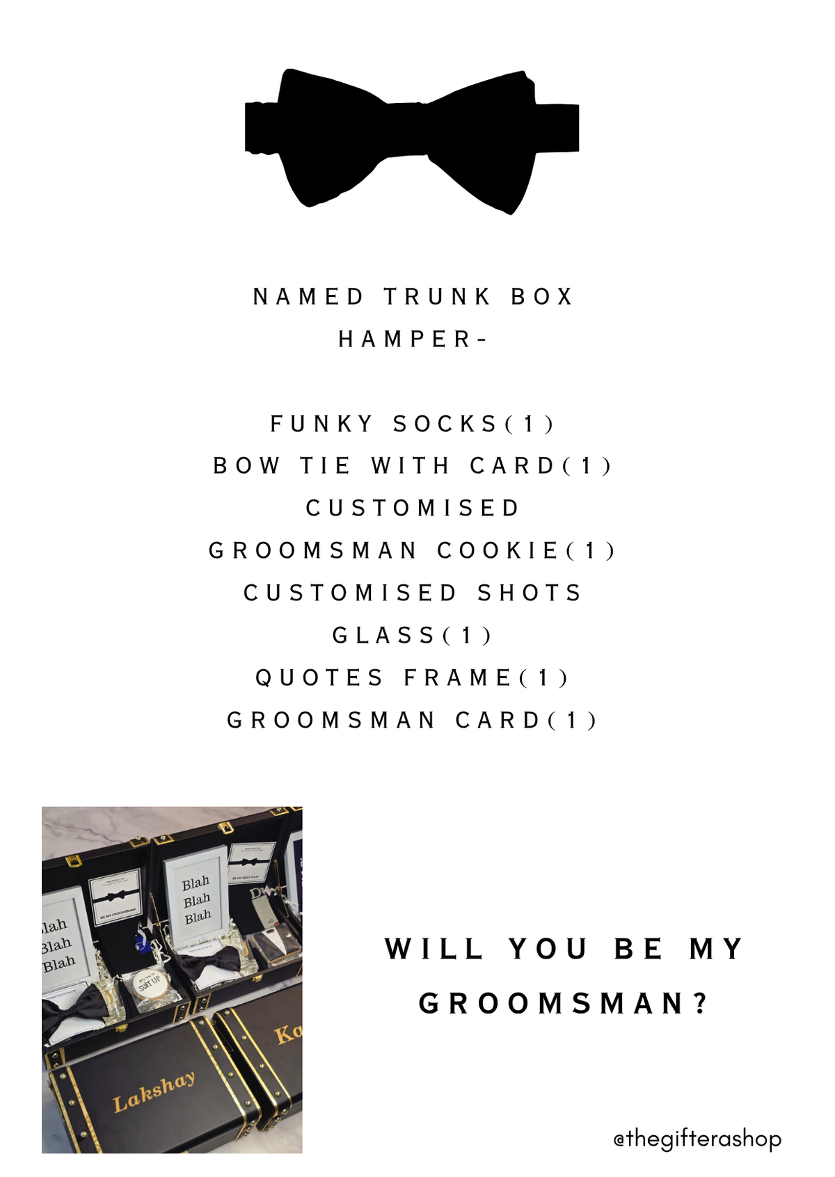 Will you be my groomsman?