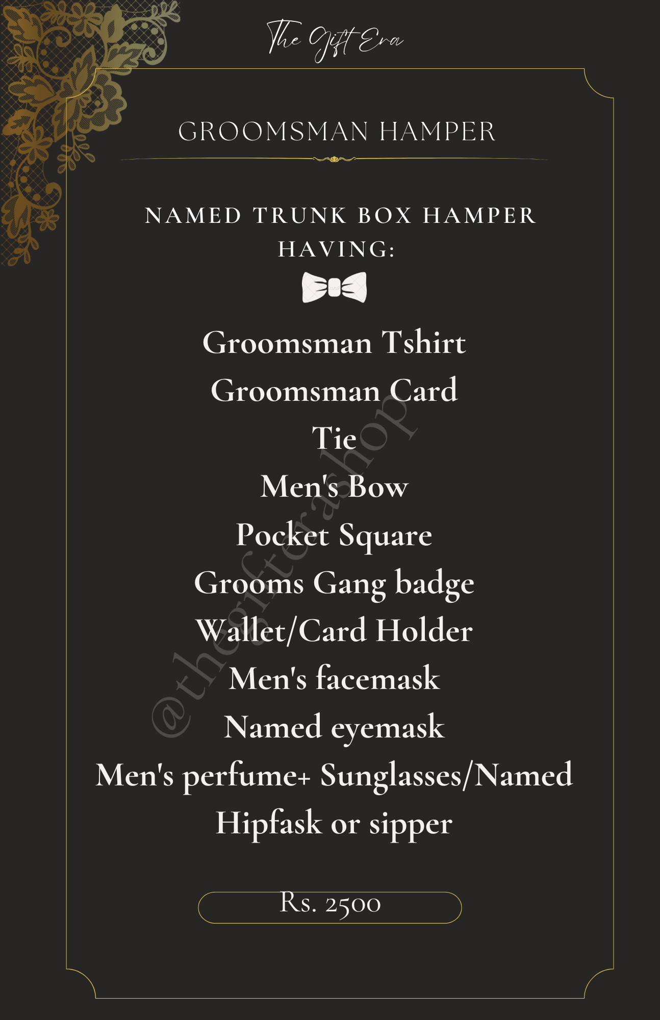 Groomsman Hamper