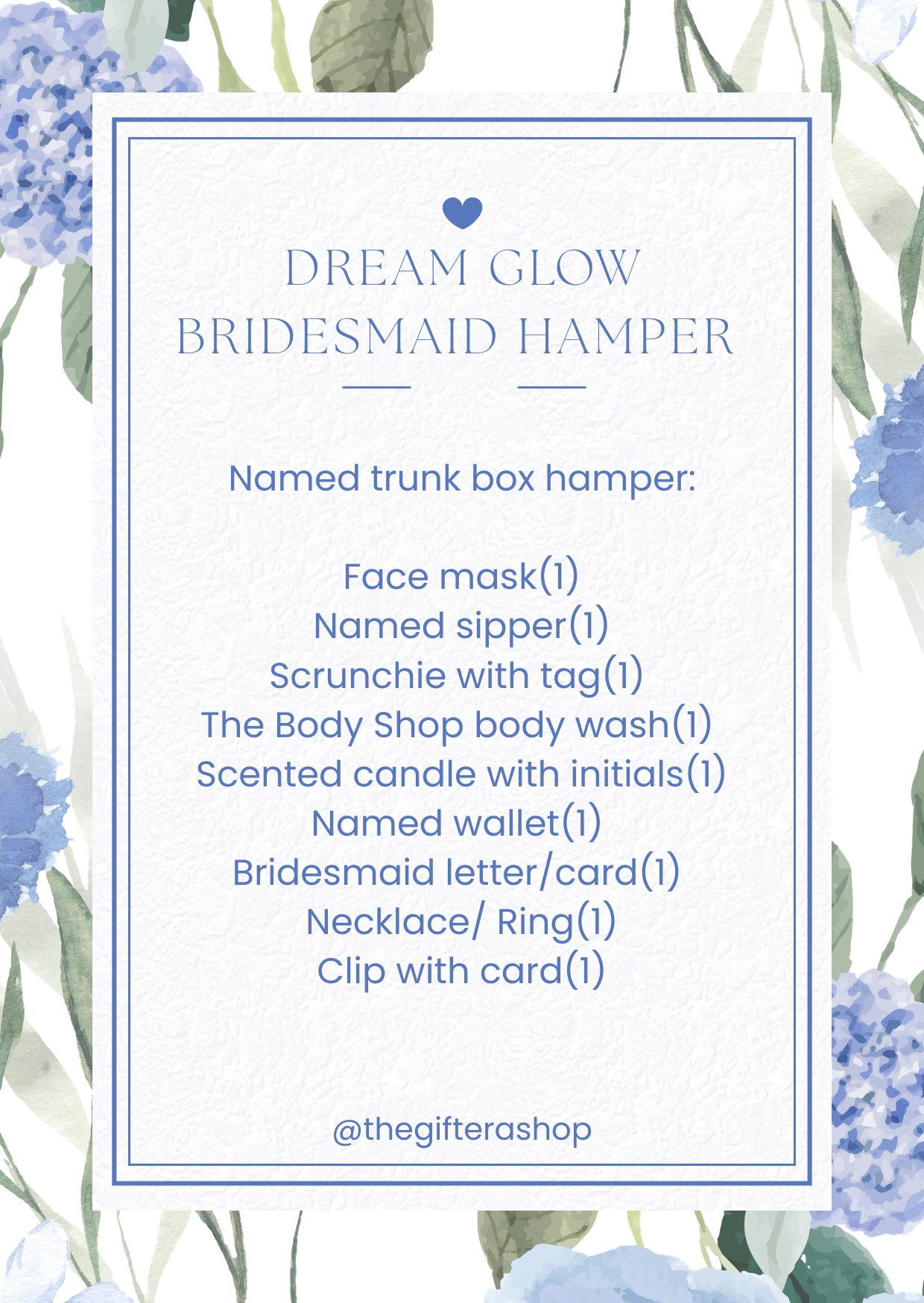 Dream Glow Bridesmaid Hamper