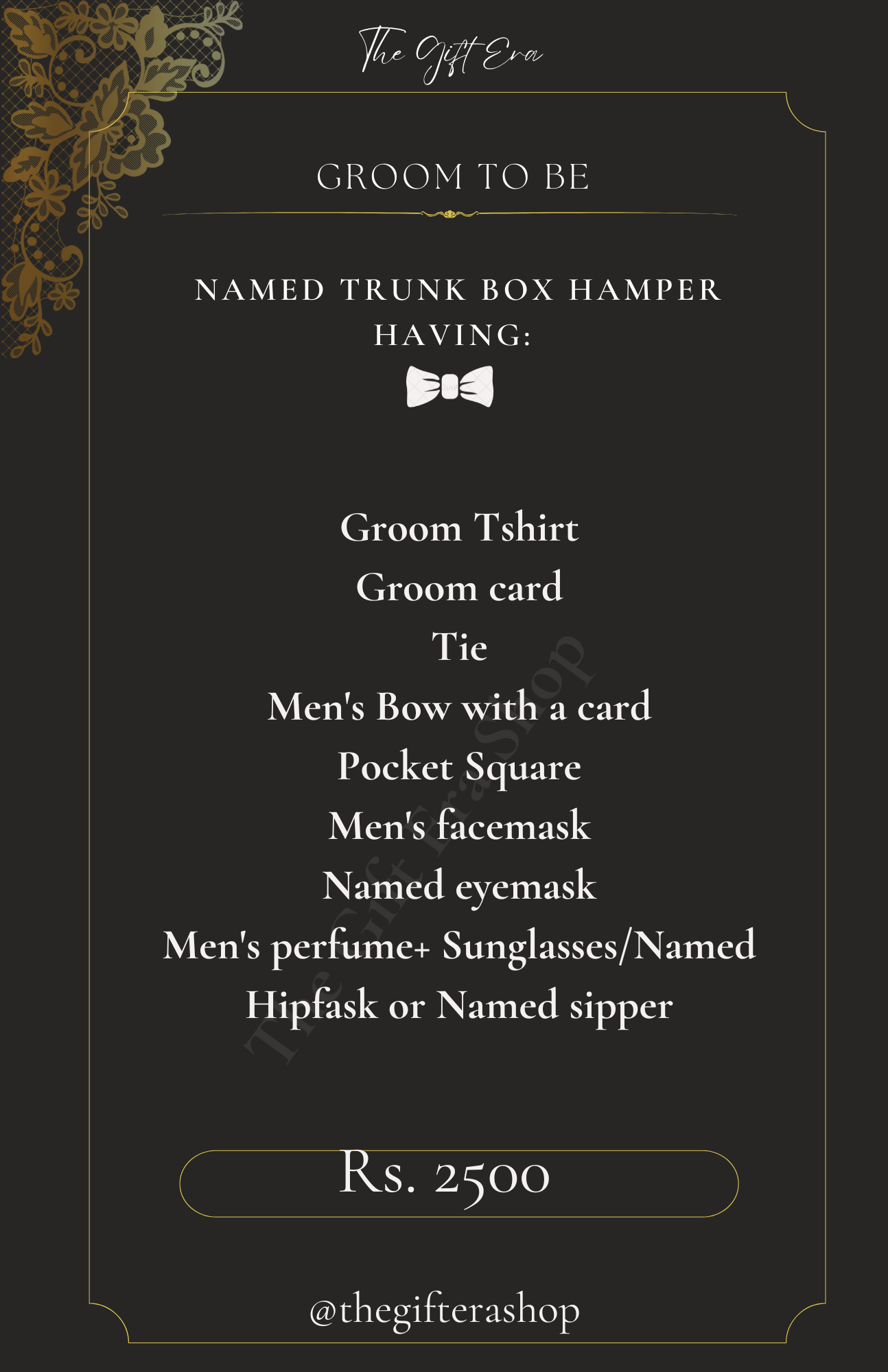 Groom To Be Hamper