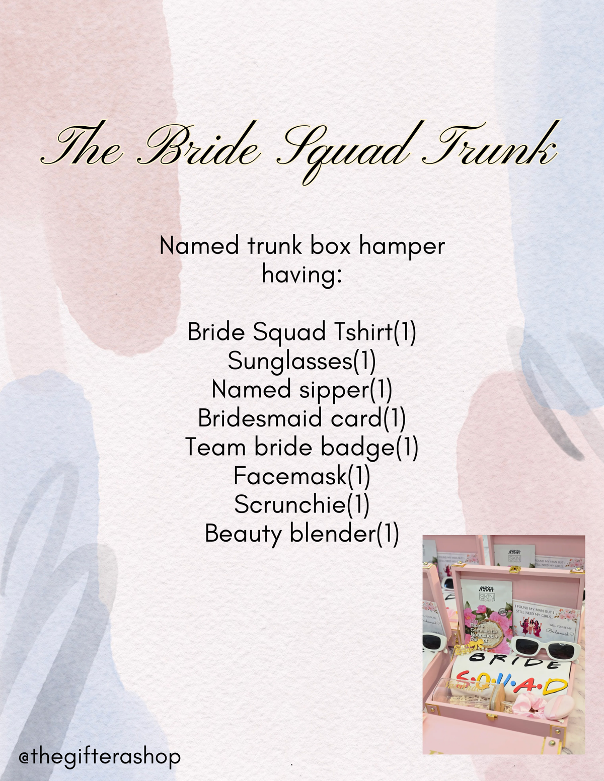 The Bride Squad Trunk