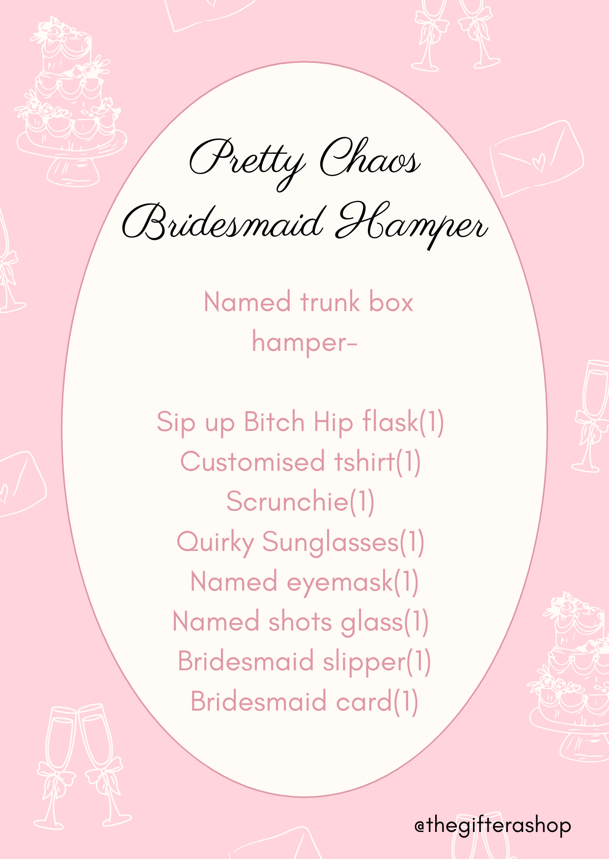Pretty Chaos Bridesmaid Hamper