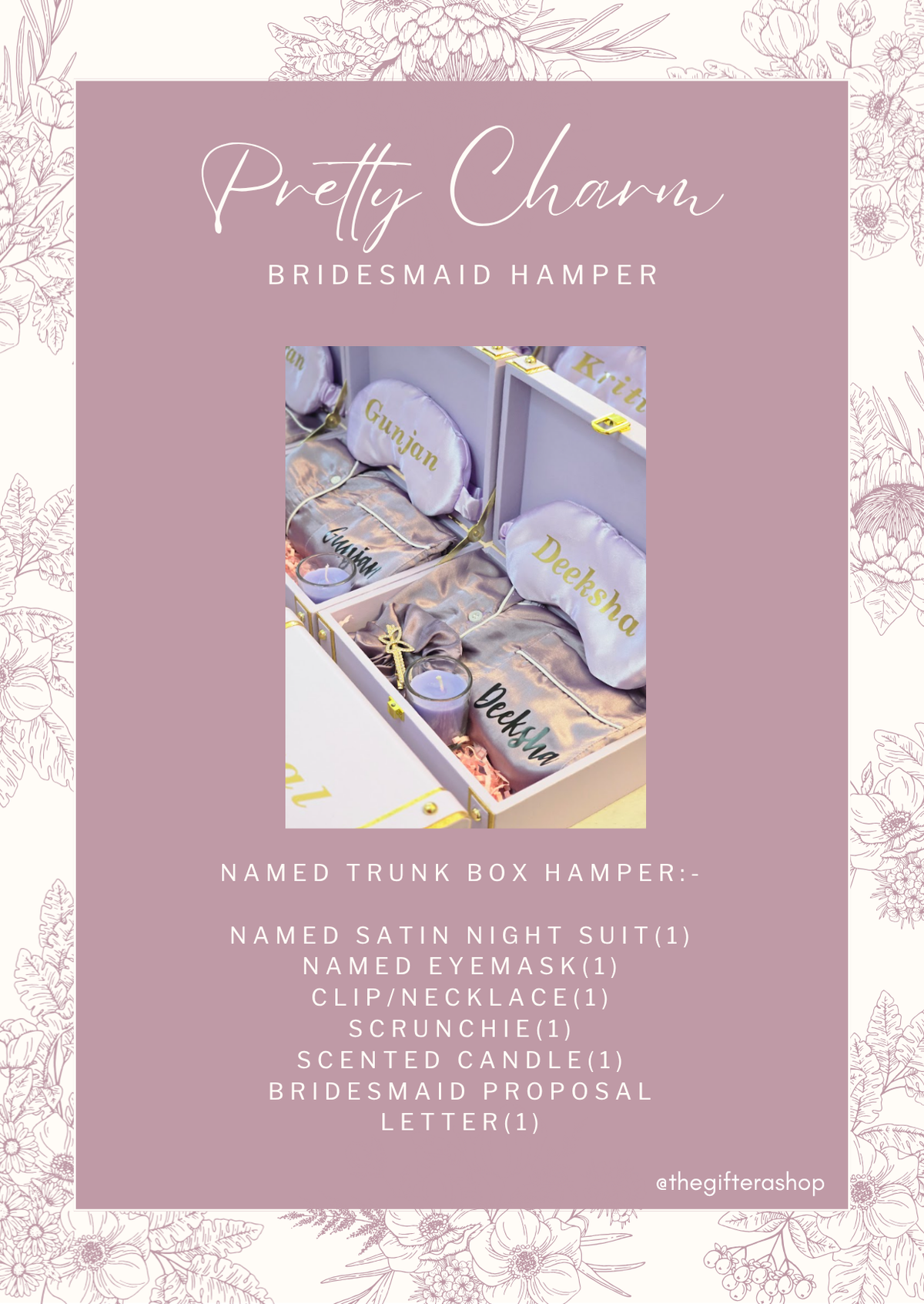Pretty Charm Bridesmaid Hamper