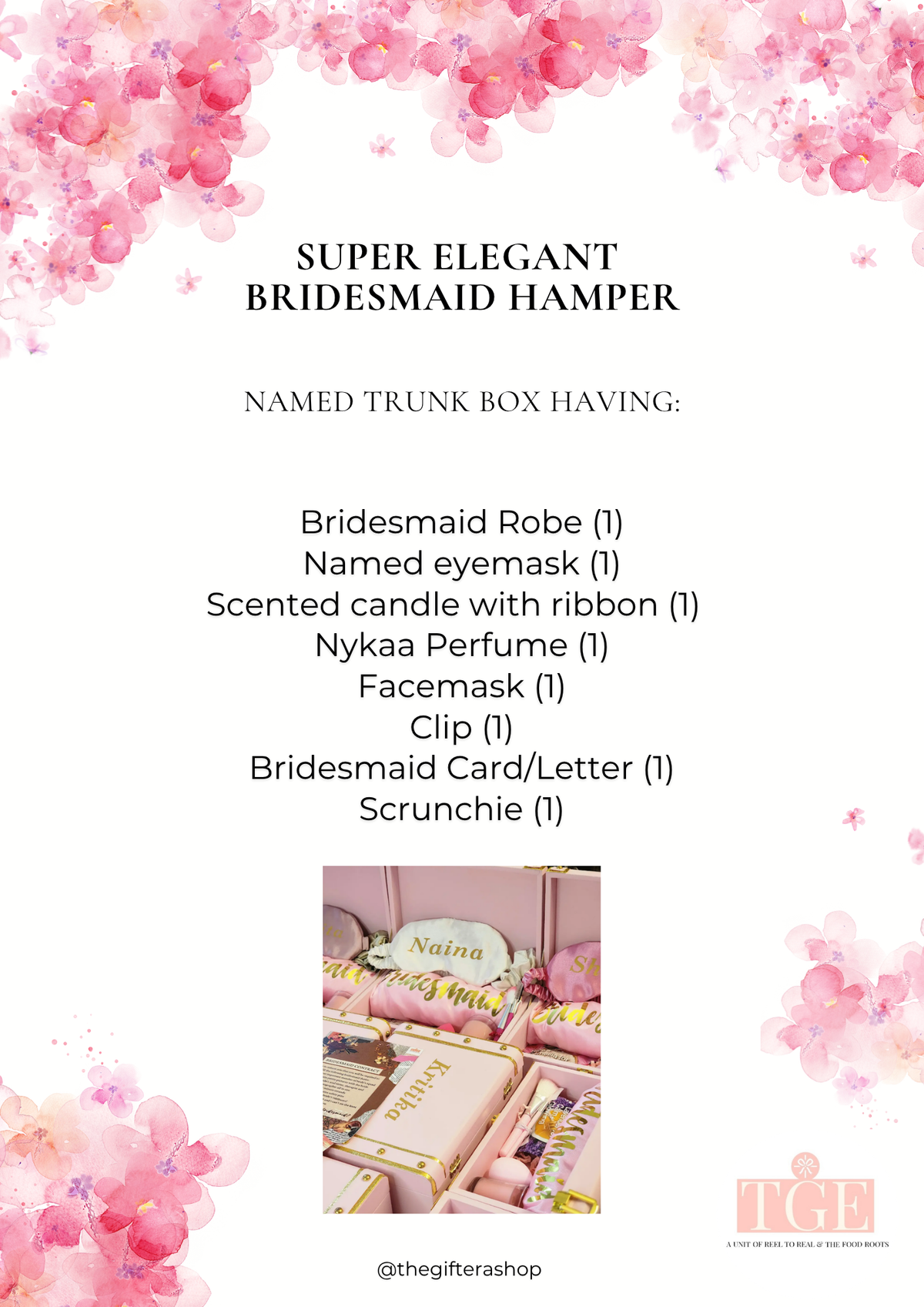 Super Elegant Bridesmaid hamper