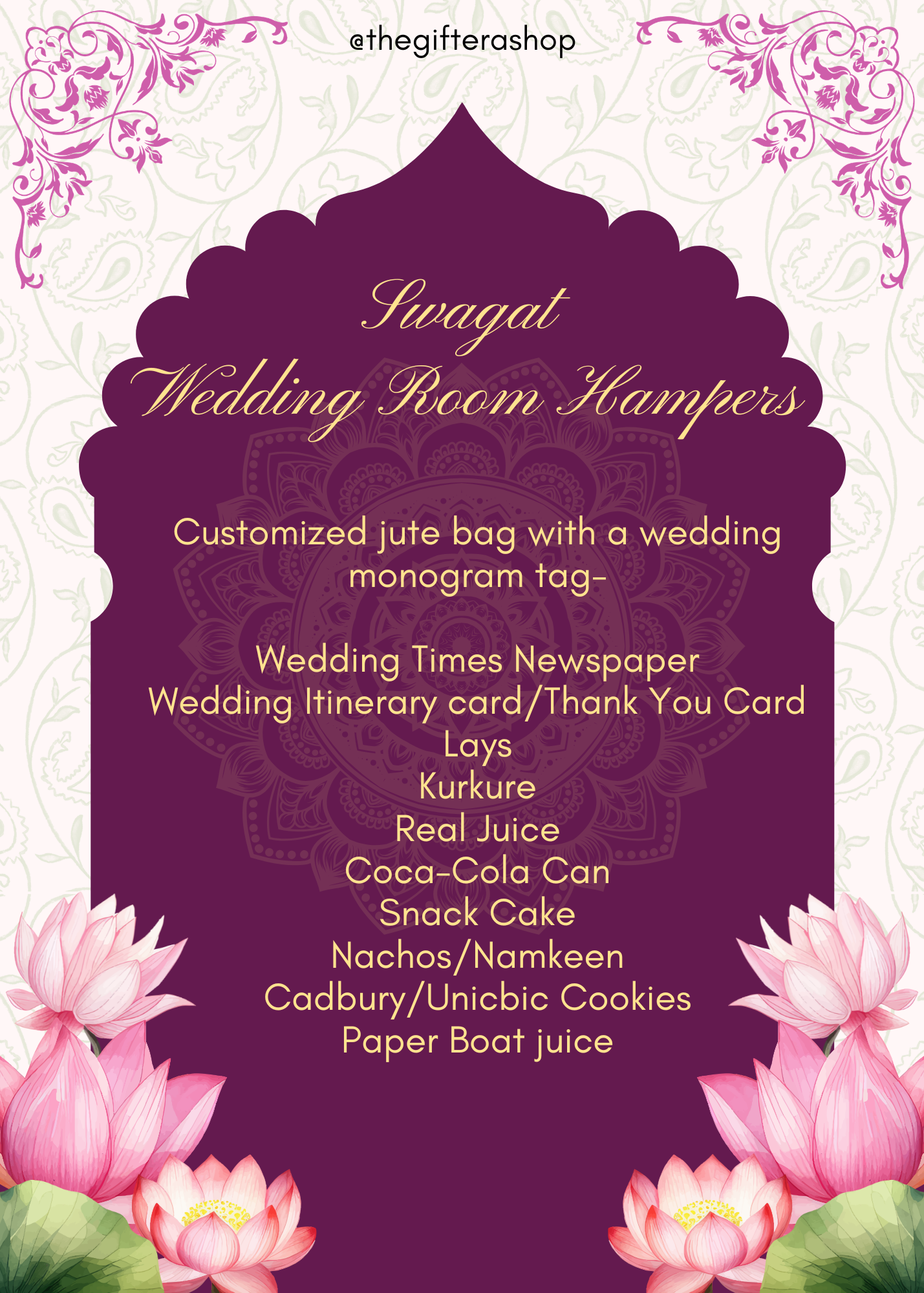 Swagat Wedding Room Hampers