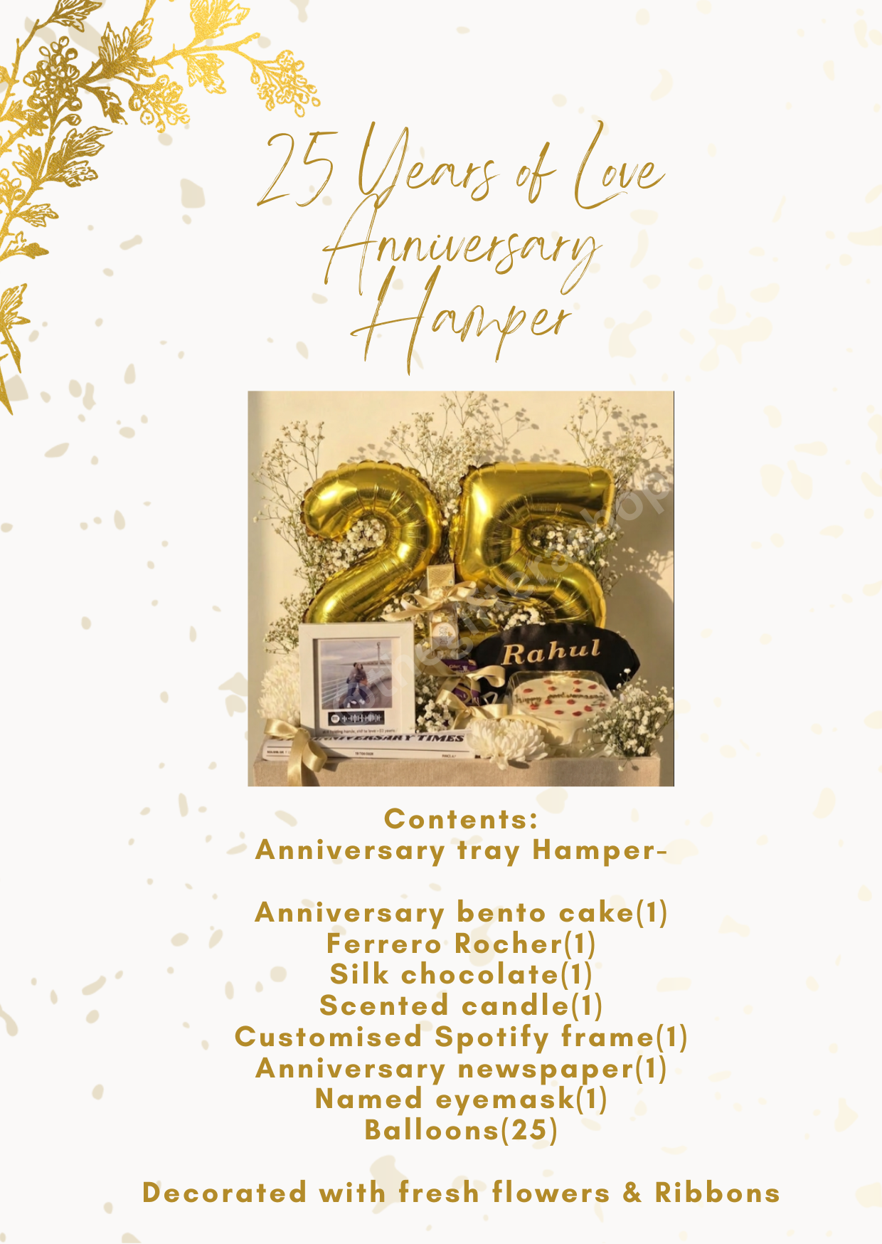 25 Years of Love Anniversary Hamper